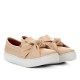 Slip On Laço Napa Feminino Nude