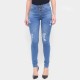 Calça Jeans Skinny Feminina Azul