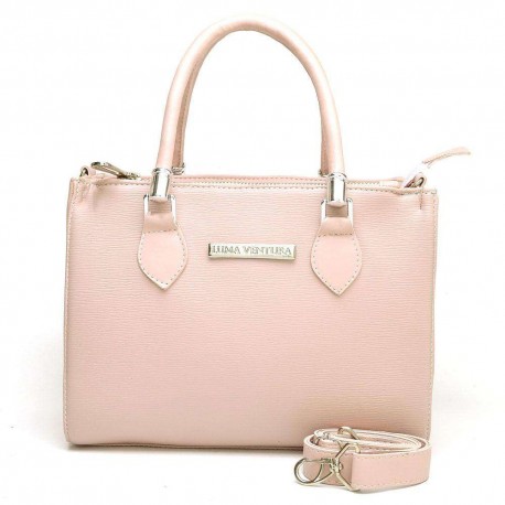 Bolsa Feminina Luma Ventura Paola Rosa Rose