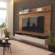 Painel para TV 50 Polegadas Natural e Off White